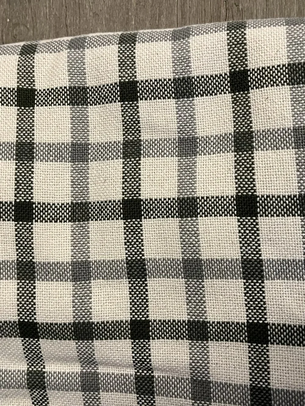 Pottery Barn Theo Plaid Green & Ivory Table Runner 18 x 108
